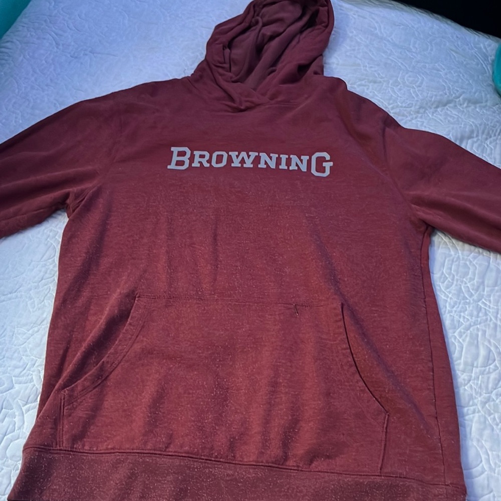 Browning, light weight hoodie